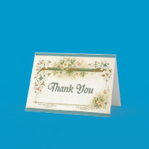 Vintage Floral Thank You cards