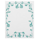 Vintage Floral Vine Letterhead