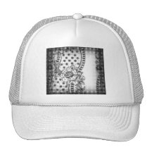 Vintage Floral Wallpaper Border Hat