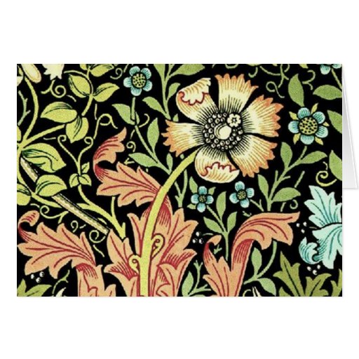 Vintage Floral Wallpaper Cards