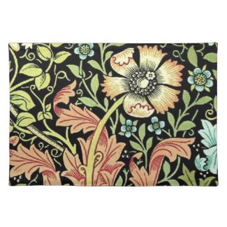 Vintage Floral Wallpaper Place Mat