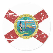 Vintage FLORIDA Flag stickers
