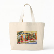 Vintage Florida Postcard Tote Bag