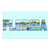Vintage Florida Rectangle Sticker