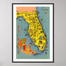 Vintage Florida, USA - Poster