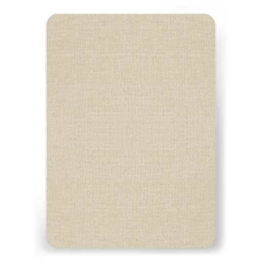 Vintage Flourish Burlap Wedding Invitations