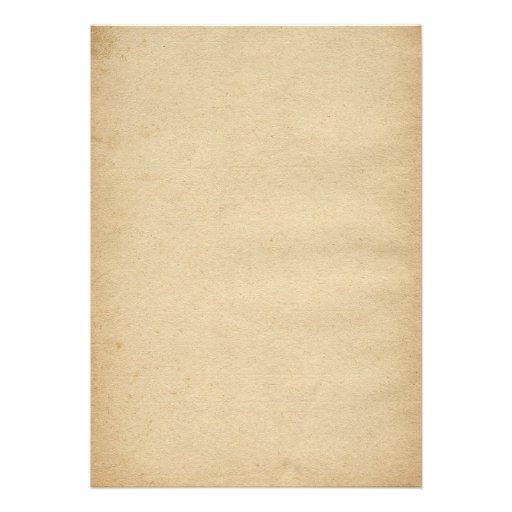 Vintage Flourish Parchment Wedding Invitations