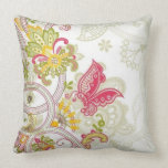 Vintage Flower American MoJo Pillow