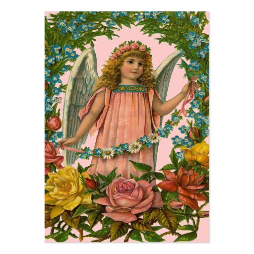 Vintage *Flower Angel* Business Cards (back side)