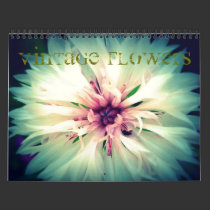 Vintage Flower Calendar by stucker111 Vintage Flower Calendar
