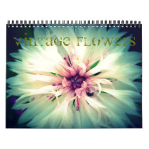 Vintage Flower Calendar