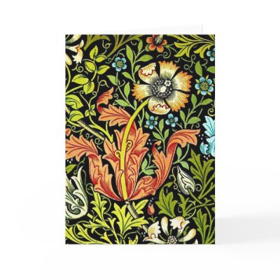 Designingflower Garden on Vintage Flower Garden Design Card From Zazzle Com