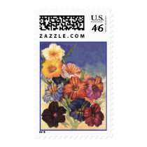 Vintage Flower/Garden Stamps by lkranieri Vintage Flower/Garden Stamps