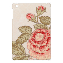Vintage flower iPad mini case