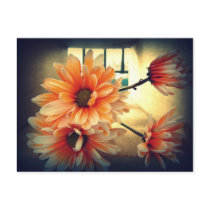 Vintage Flower Postcard