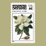 Vintage Flowers, Blooming White Magnolia Blossom stamps