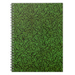 Vintage Flowers Green Notebook