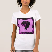 Vintage Flowers In Afro Shirts