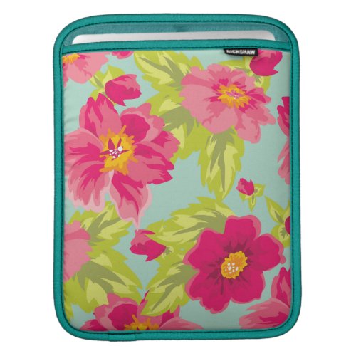 Vintage Flowers Ipad Sleeve