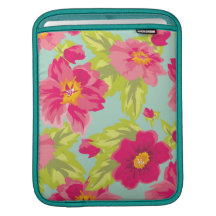 Vintage Flowers iPad Sleeve