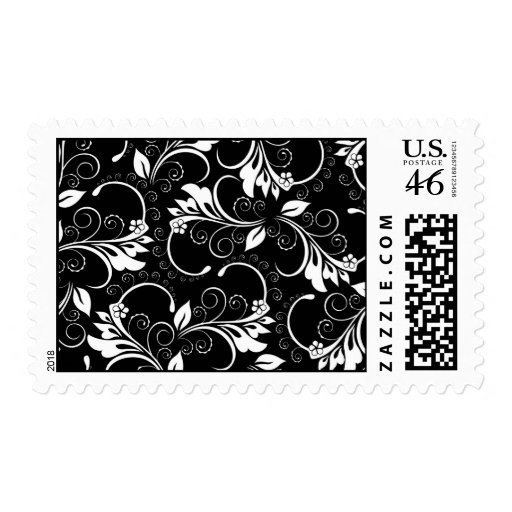 vintage flowers postage