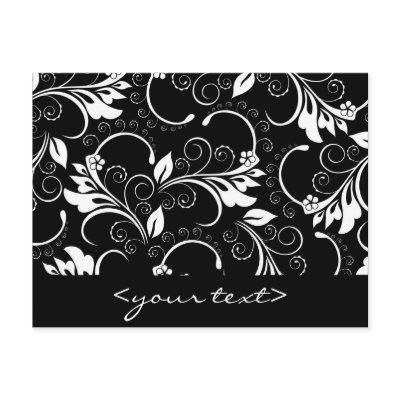 vintage flowers post card by VioDeBlack
