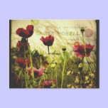Vintage flowers Postcard