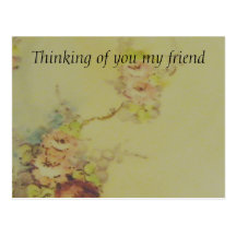 Vintage Flowers Postcards