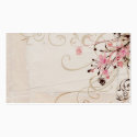 Vintage flowers Profile Card business cards by coconutpie Vintage flowers Profile Card business cards