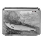 Vintage Fly Fishing art MacBook Sleeves