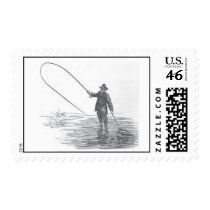 Vintage Fly Fishing Stamps
