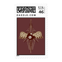 Vintage Flying 8 Ball Stamp