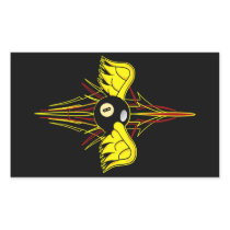Vintage Flying 8 Ball Toolbox stickers