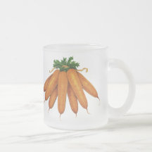 Vintage Food, Vegetables; Bunch of Organic Carrots Coffee Mug