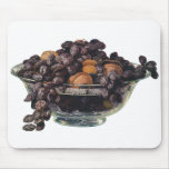 Vintage Foods, Fruit and Nuts, Walnuts and Almonds Mouse Pads