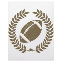 Vintage Football Olive Leaf and Star letterhead