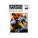 Vintage Football stamp