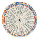 Vintage Fortune Wheel Round Sticker