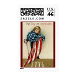 Vintage Fourth of July Postage Stamps