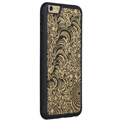 Vintage Fractal Abstract Carved® Maple iPhone 6 Plus Bumper Case