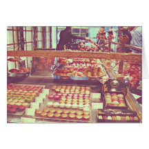 Vintage France macaroon shop Cards