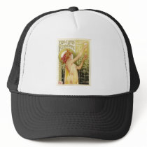 Vintage French Absinthe Advertisement Mesh Hat