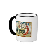 Vintage French Ad - Chapelleries1890 mugs