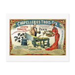 Vintage French Ad - Chapelleries1890 Postcard