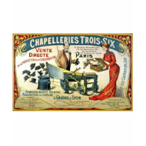 Vintage French Ad - Chapelleries1890 t-shirts
