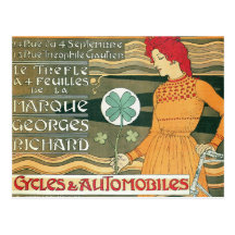 Vintage French Bicycle Poster Art by Grasset ~ Post Card