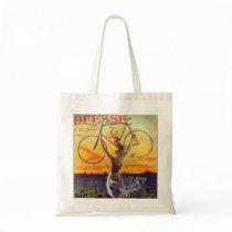 Vintage French Bicycle Poster Canvas Bag