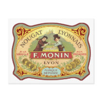 Vintage French Candy Label postcards by FRUITLOOPY Vintage French Candy Label postcards