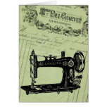 Vintage French Chic Sewing machine Cards
