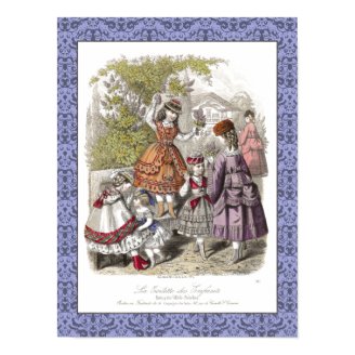 Vintage French Children's Fashions Mother's Day Print